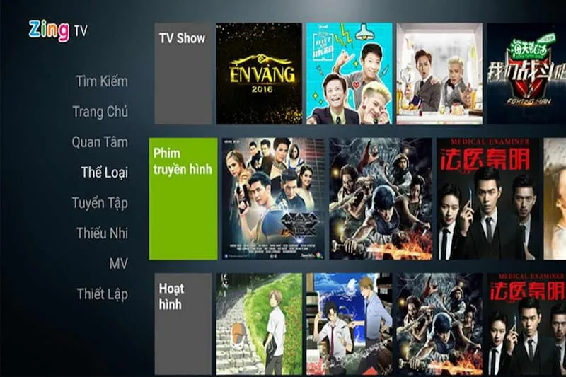 Biểu tượng kết nối mạng ổn định, hỗ trợ quá trình tải video trên Zing TV không bị gián đoạn