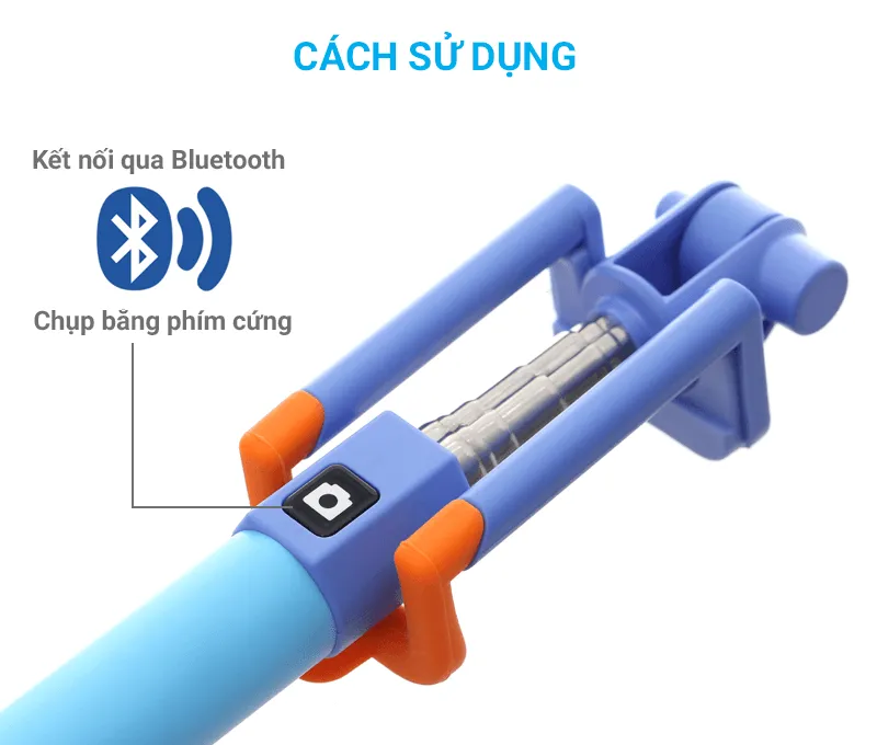Bộ điều khiển chụp từ xa của gậy Bluetooth