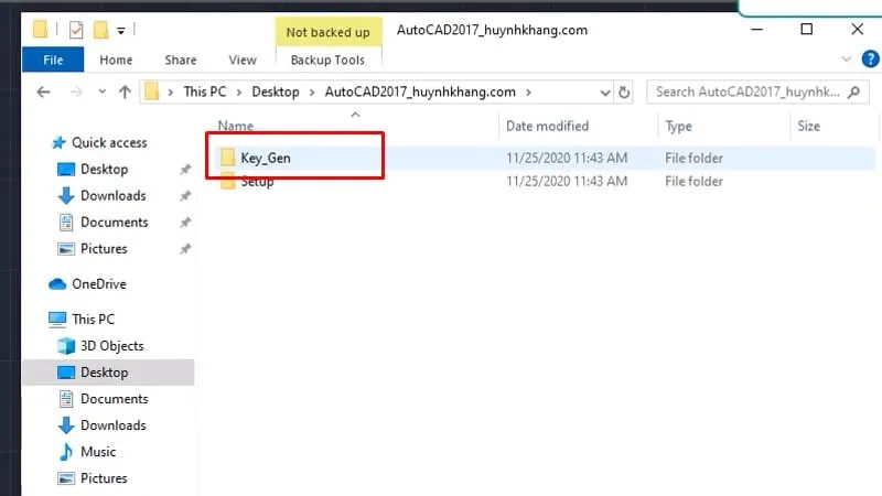 Bước 14: Truy cập thư mục chứa Key_Gen để lấy công cụ kích hoạt