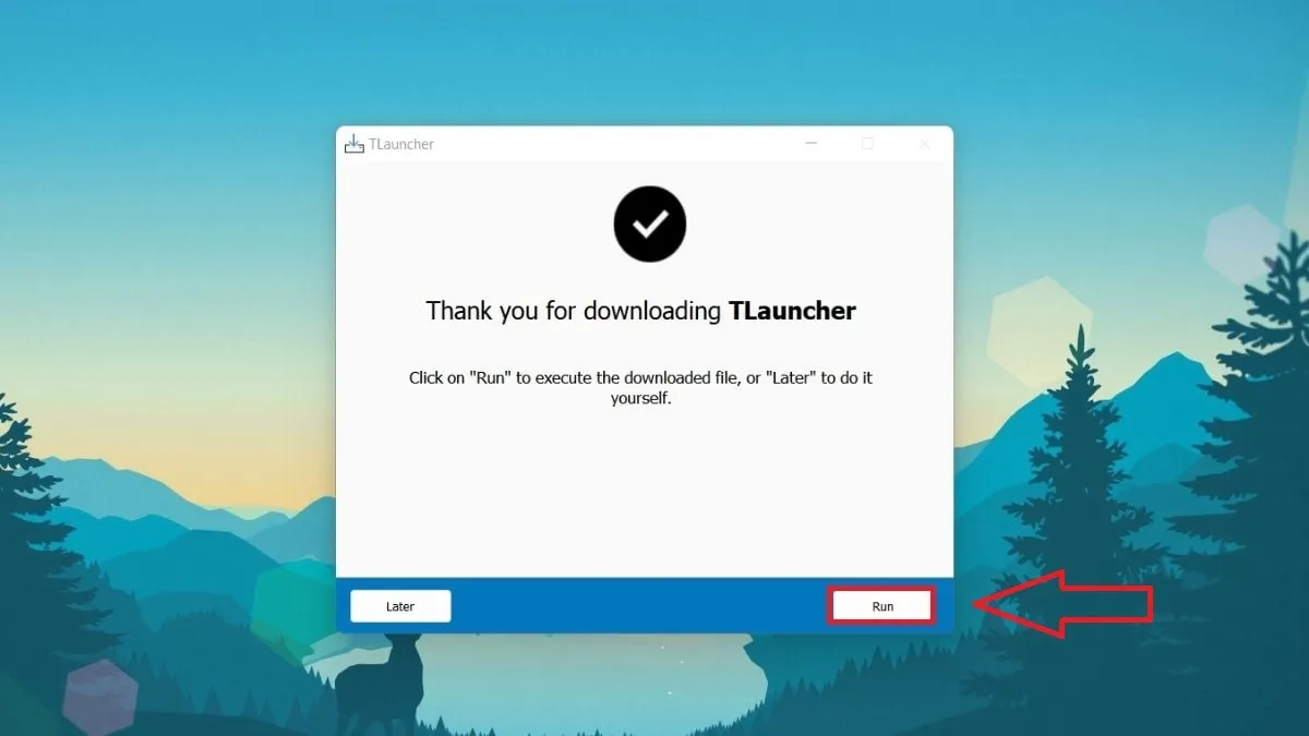 Bước 3: Khởi chạy cài đặt TLauncher
