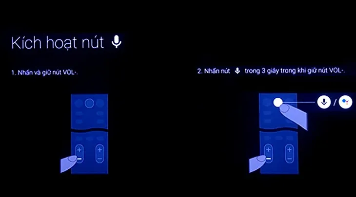 Bước 4: Chọn Kích hoạt nút (Activate button) để ghép nối điều khiển giọng nói