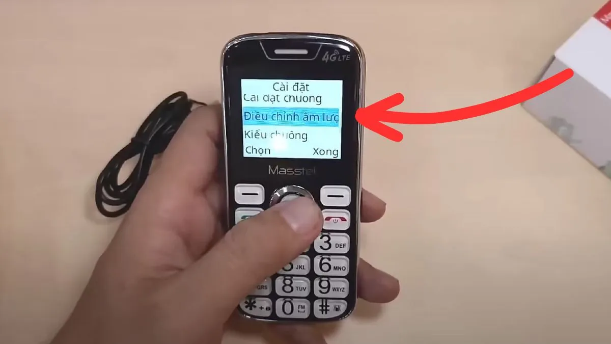 Bước 4 trong quy trình cài đặt nhạc chuông: Lựa chọn kiểu chuông hoặc âm thanh tùy chỉnh