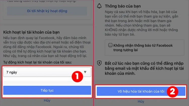 Bước 6: Chọn thời gian tự động kích hoạt lại và xác nhận