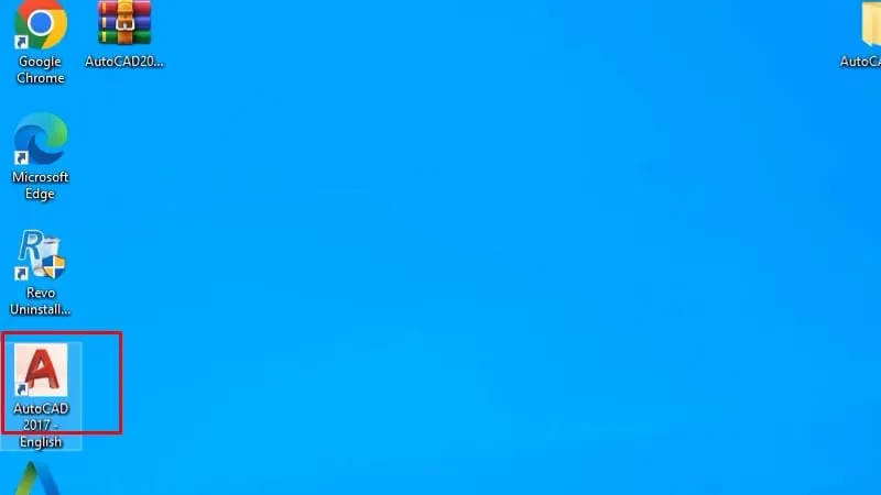 Bước 8: Khởi động lại Autocad 2017 sau khi cài đặt xong