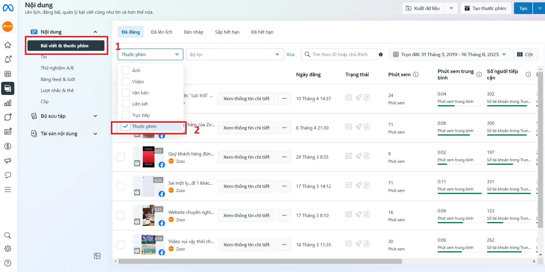 cách tính lượt xem trên facebook & Phân Tích Chỉ Số Hiệu Quả Cho Video/Reels 2025