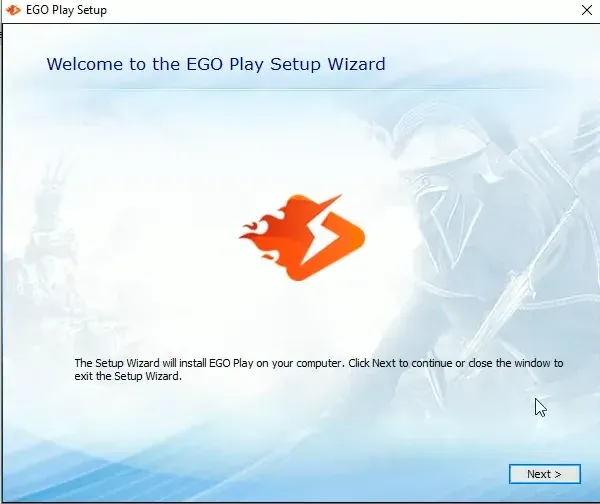Các bước cài đặt phần mềm EGO Play sau khi tải về để chơi Đế Chế qua mạng.