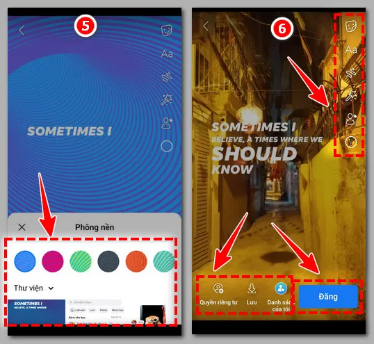 Các bước chỉnh sửa ảnh và thêm lời nhạc vào Story Facebook