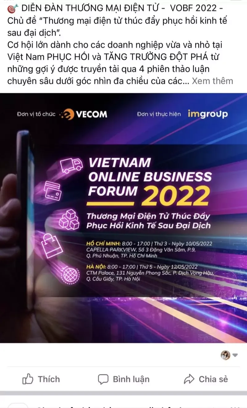 Các bước copy liên kết bài viết Facebook trên ứng dụng di động