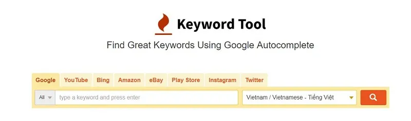 Các công cụ hỗ trợ tìm kiếm từ khóa cho content Facebook