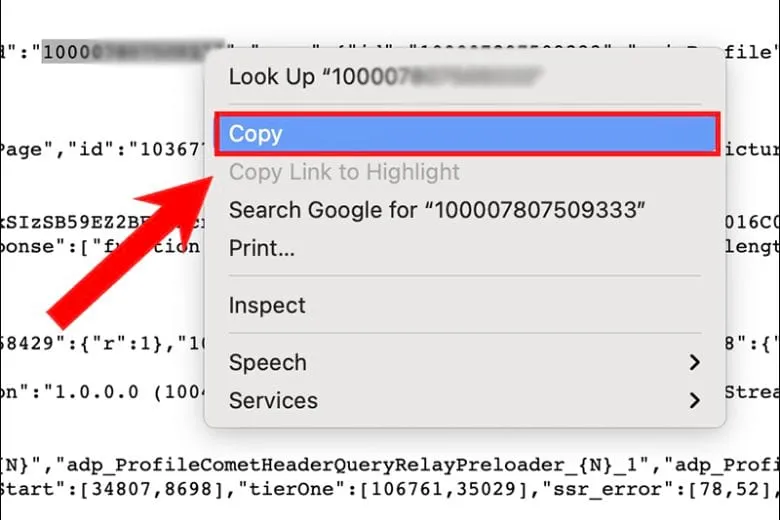 Các ID khác nhau của tài khoản đã tương tác hoặc ghé thăm gần đây