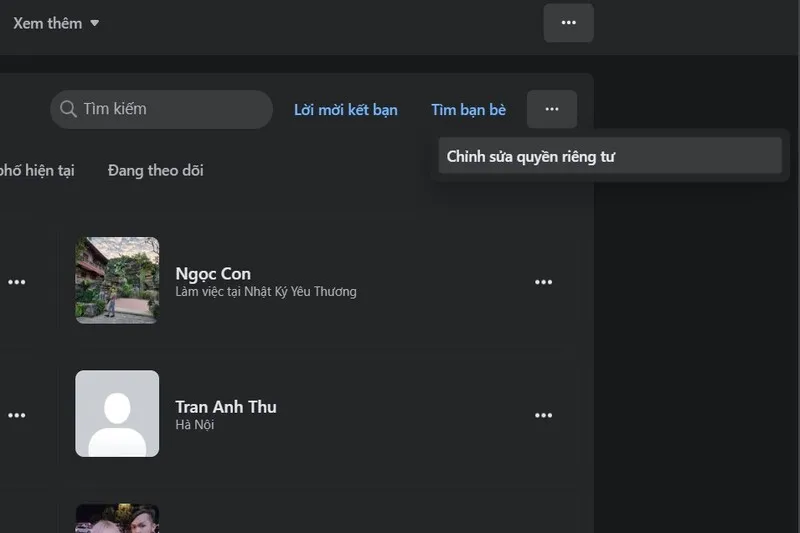Các tùy chọn chế độ hiển thị danh sách bạn bè, hướng dẫn chi tiết cách để ẩn bạn bè trên facebook