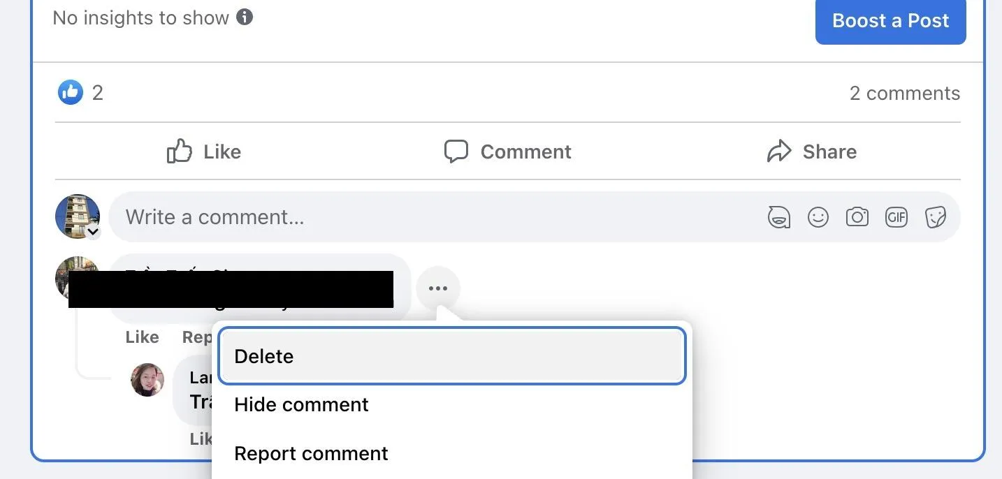 Cách ẩn comment trên fanpage Facebook (cập nhật 2023) 3
