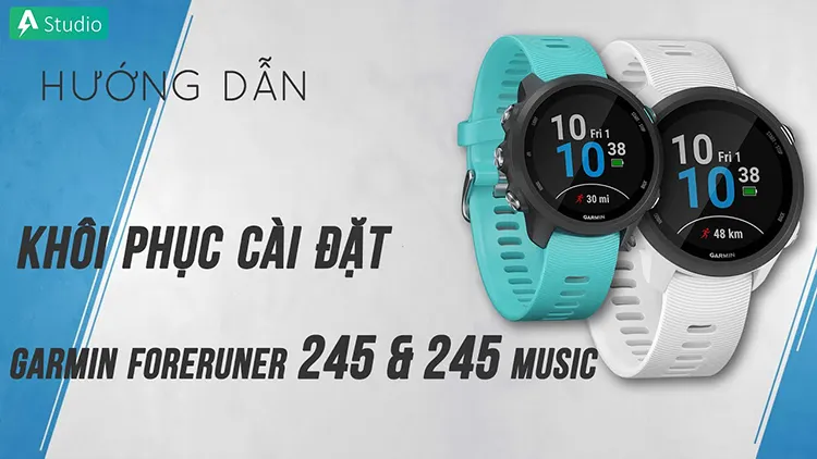 Hướng Dẫn Chi Tiết cách cài đặt đồng hồ garmin Lần Đầu Tiên