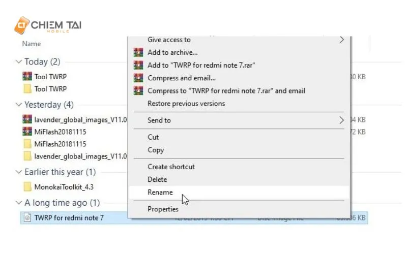 cách cài đặt TWRP cho Xiaomi