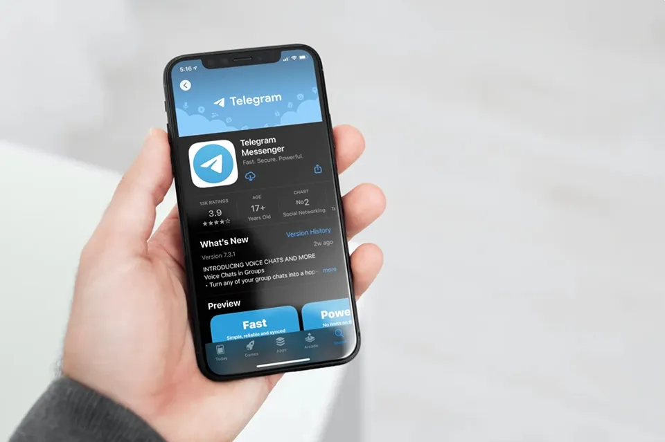 Cách cài tiếng Việt cho Telegram trên điện thoại iPhone