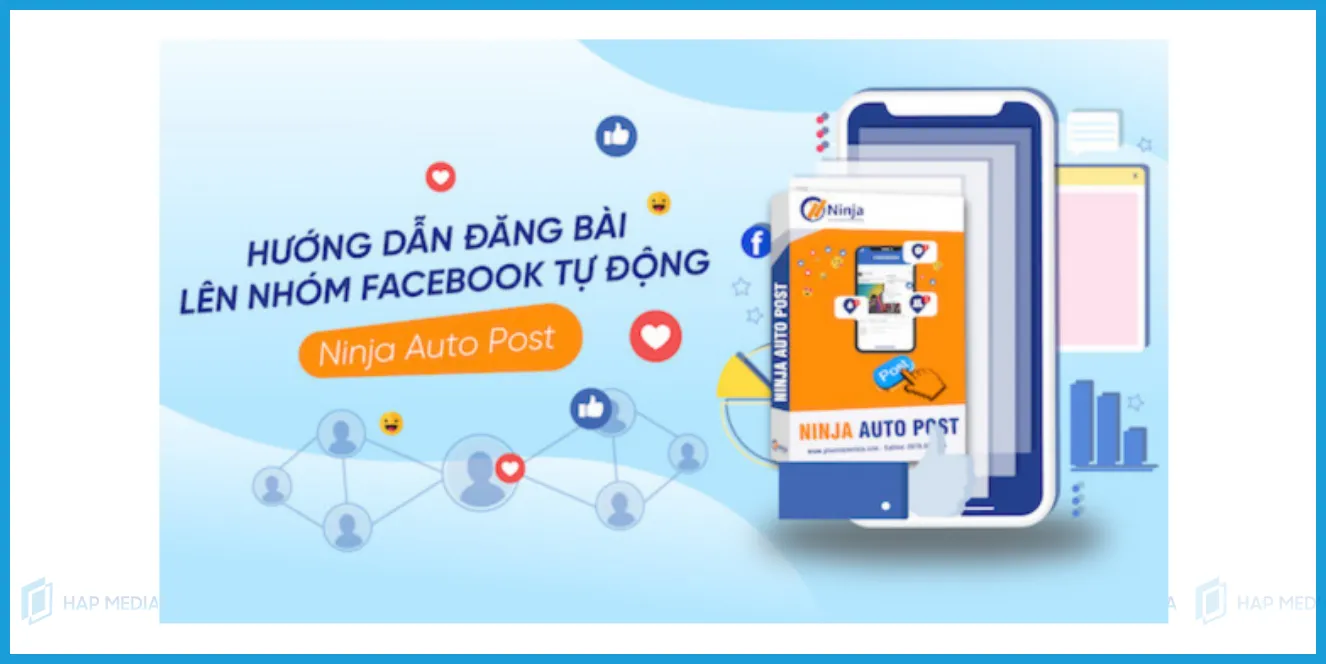 cách chia sẻ bài viết vào nhiều nhóm trên facebook: Giao diện phần mềm Ninja Auto Post