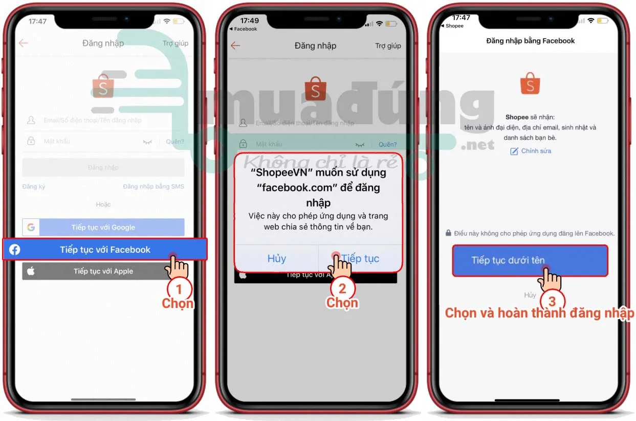 Cách Đăng Nhập Shopee Bằng Facebook Chi Tiết, Nhanh Chóng và An Toàn Tuyệt Đối