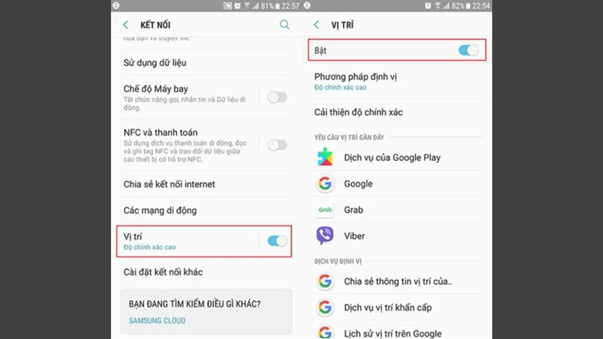 Cách định vị điện thoại Samsung bằng Find My Device bước 2