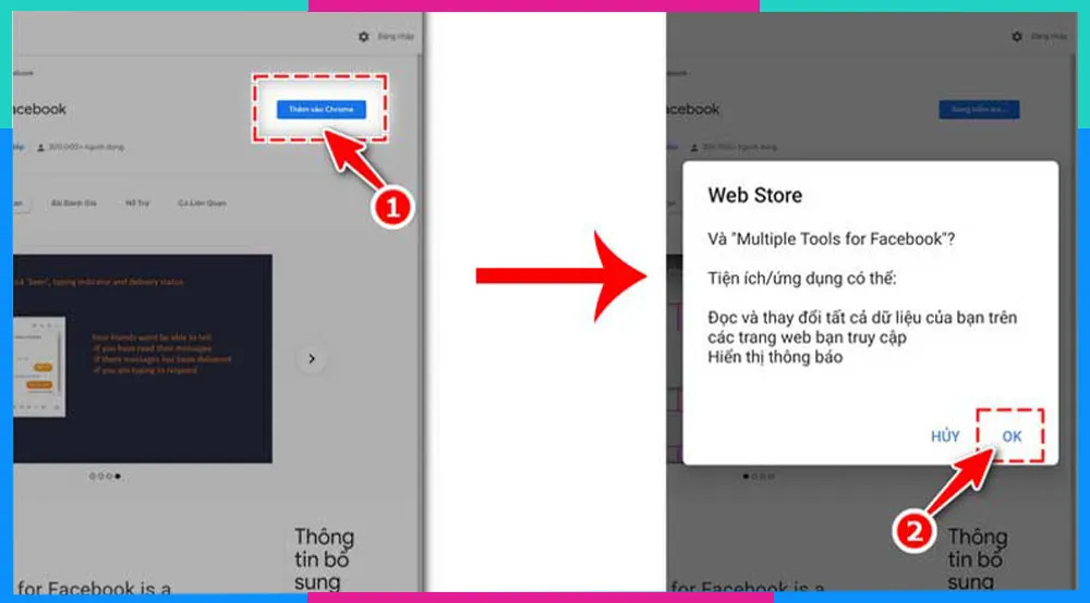 Cách hủy kết bạn trên Facebook bằng Multiple Tools for Facebook