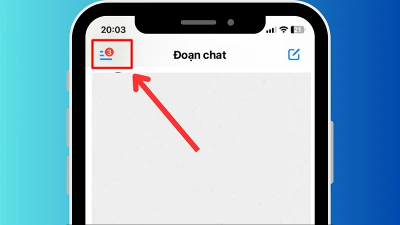Cách treo nick Facebook bằng Messenger trên điện thoại bước 1