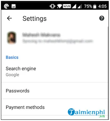 cach xem mat khau facebook da luu tren dien thoai 2