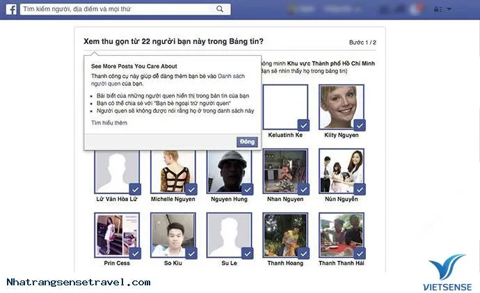 Cách xóa những bạn bè không tương tác trên Facebook qua tính năng gợi ý