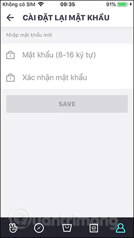 Cài đặt mật khẩu bảo mật cho tài khoản V LIVE để giữ an toàn cho dữ liệu cá nhân khi thực hiện cách tải video trên vlive về máy