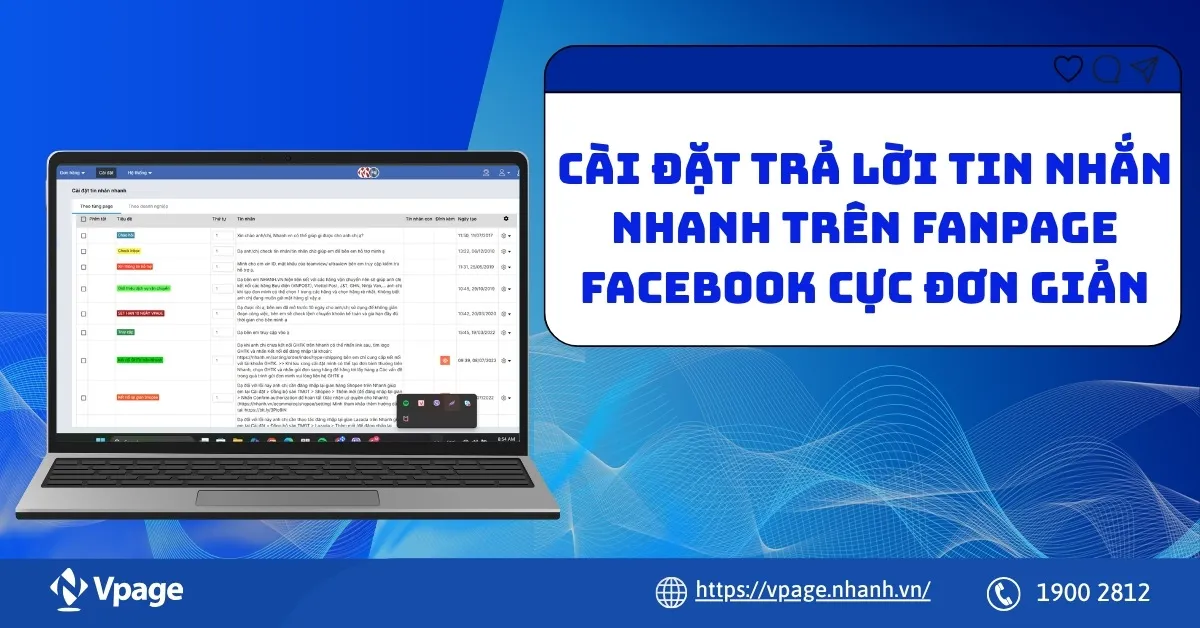 Cách Cài Đặt Trả Lời Tin Nhắn Trên Fanpage Hiệu Quả Nhất: Hướng Dẫn Chi Tiết A-Z