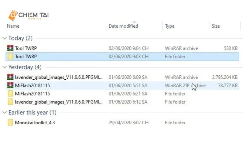 cài đặt TWRP cho Xiaomi
