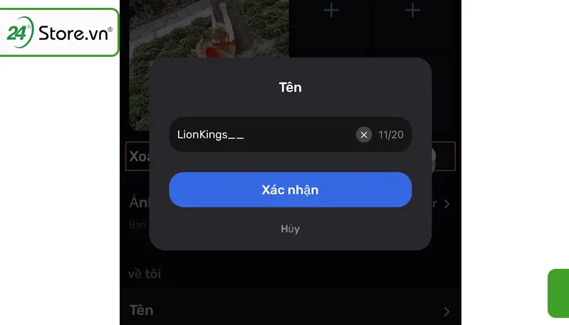 Cập nhật ảnh đại diện và các chỉ số cá nhân trên hồ sơ Blued