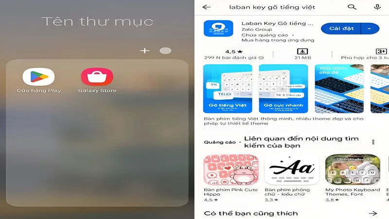 CH Play: Tìm kiếm Laban Key Gõ tiếng Việt