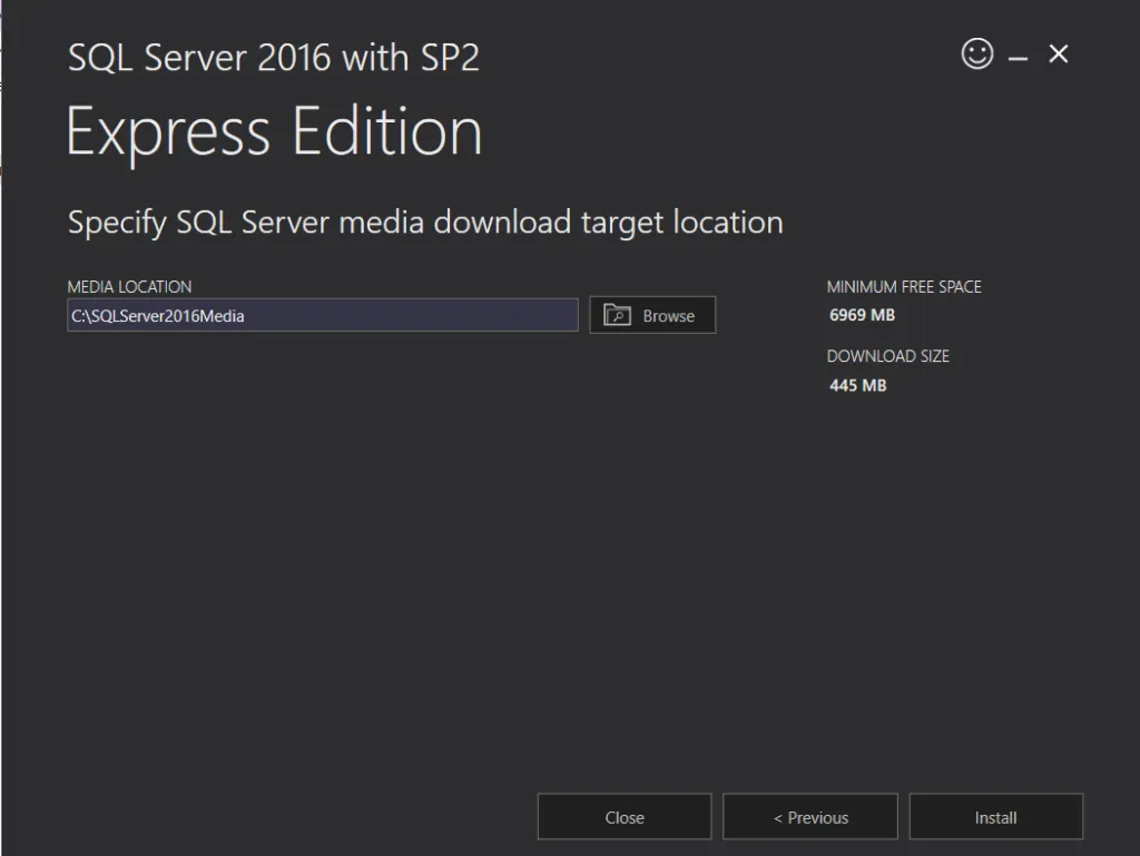 Chỉ định đường dẫn lưu file cài đặt và nhấn Install