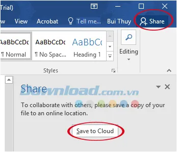 Chia sẻ tài liệu trực tuyến