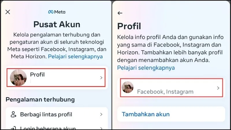 Chọn account Facebook mà bạn muốn đổi tên