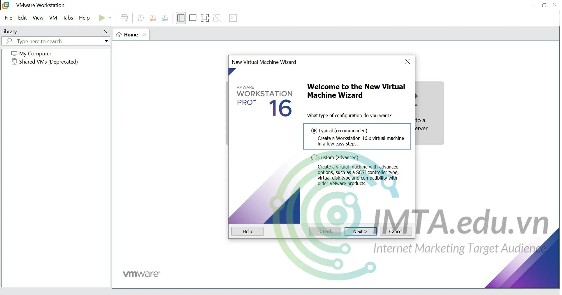 Chọn cách thiết lập phần cứng