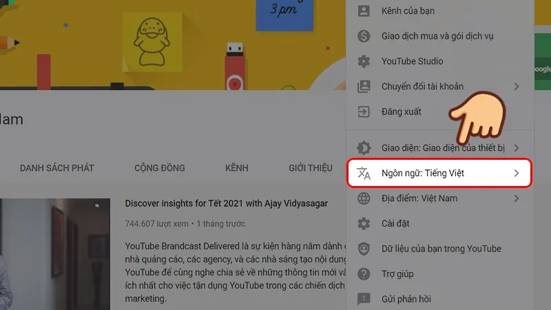 Cách Cài Đặt Tiếng Việt Trên YouTube: Hướng Dẫn Chi Tiết A-Z Đổi Ngôn Ngữ và Vị Trí Khu Vực Mới Nhất