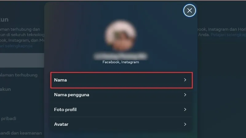 Chọn Nama để đổi tên