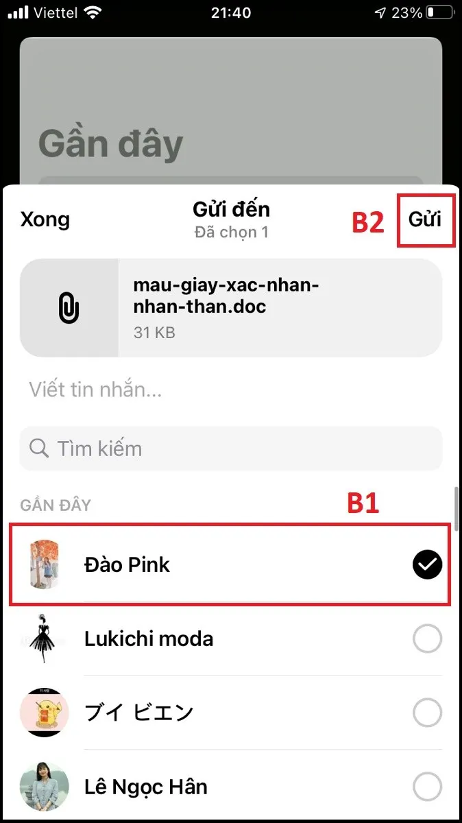 Hướng dẫn chi tiết cách gửi file qua facebook Messenger (Tất cả nền tảng)