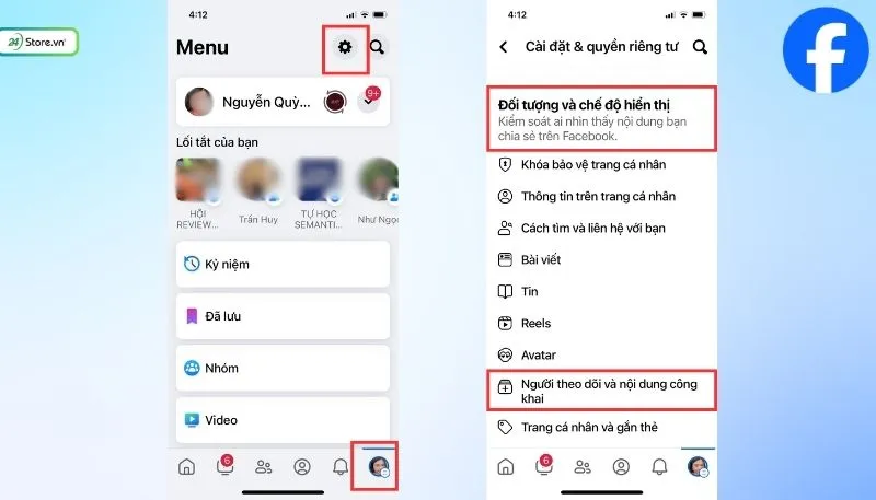 Chọn người theo dõi và nội dung công khai để tắt bình luận Facebook