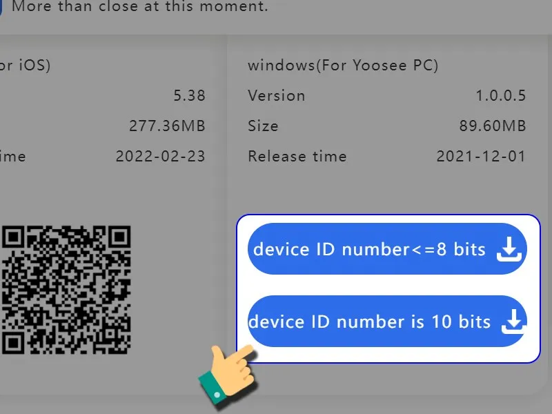 Chọn phiên bản phù hợp để cài đặt Yoosee trên máy tính