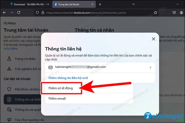 Chọn Thêm số di động để bắt đầu thêm số mới
