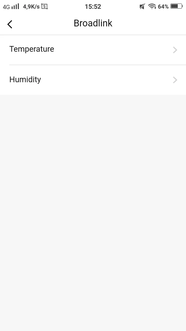 Chọn thiết bị BroadLink để lấy dữ liệu cảm biến HTS2