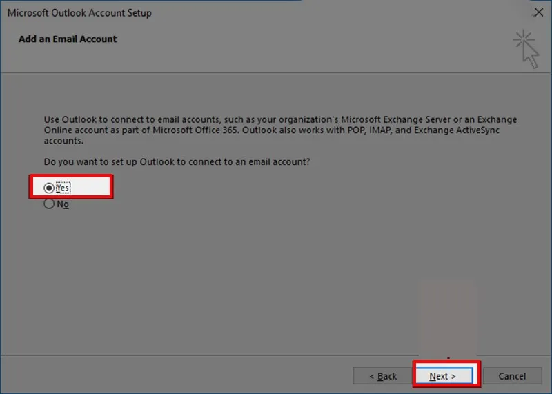 Cách Cài Mail Công Ty Vào Outlook 2016 Chi Tiết, Chuẩn Xác Nhất Bằng Thiết Lập Thủ Công (POP/IMAP)