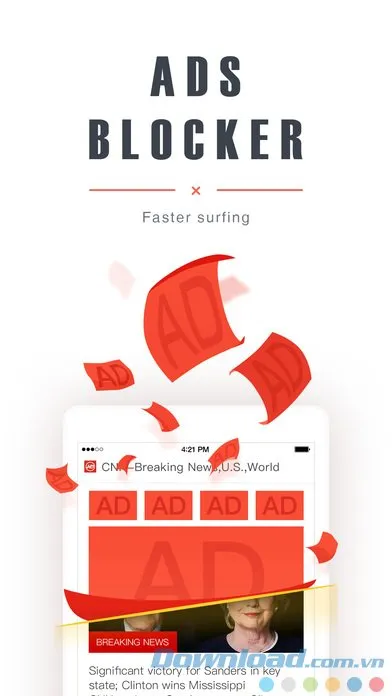 Công cụ chặn quảng cáo hiệu quả của UC Browser