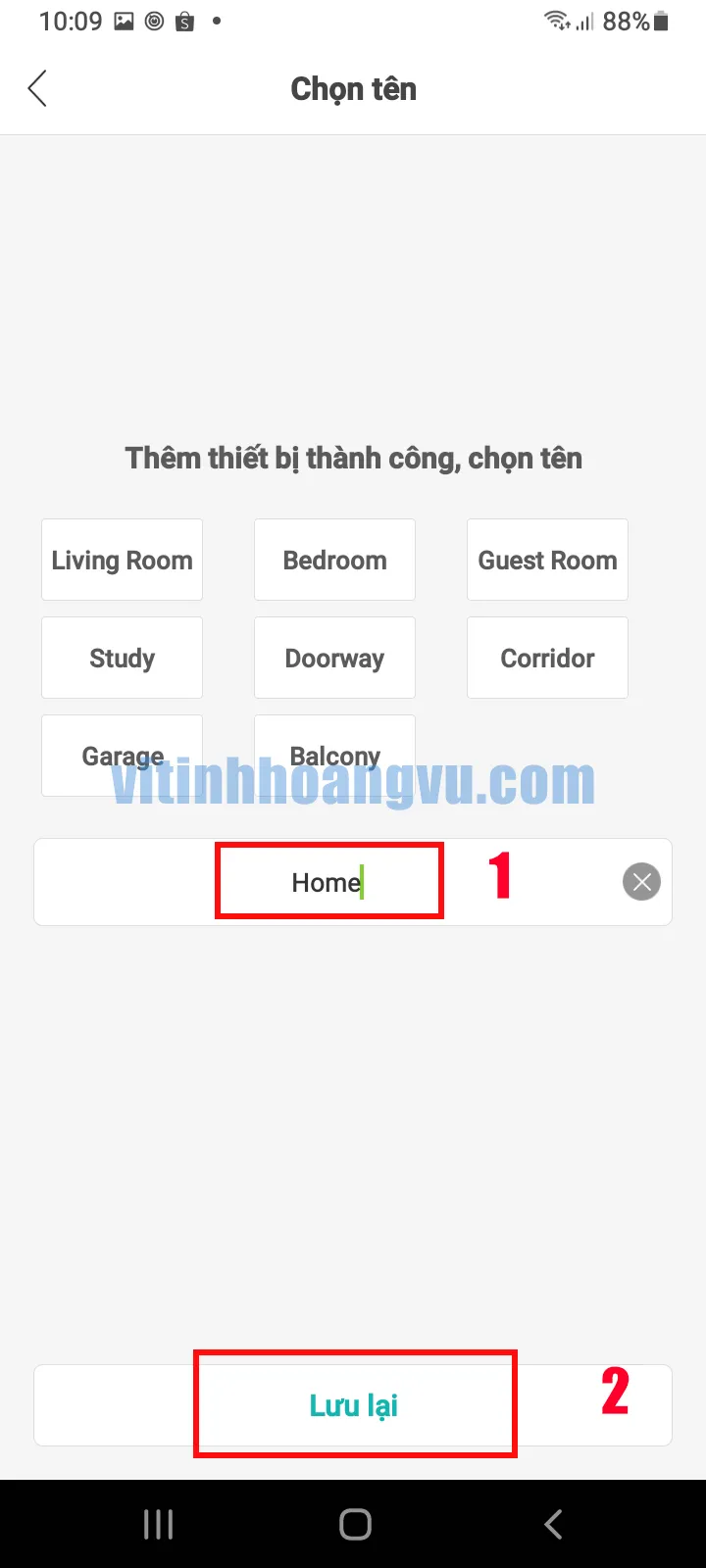 Đặt tên cụ thể và dễ nhớ cho camera Puratech tại vị trí lắp đặt để tiện quản lý