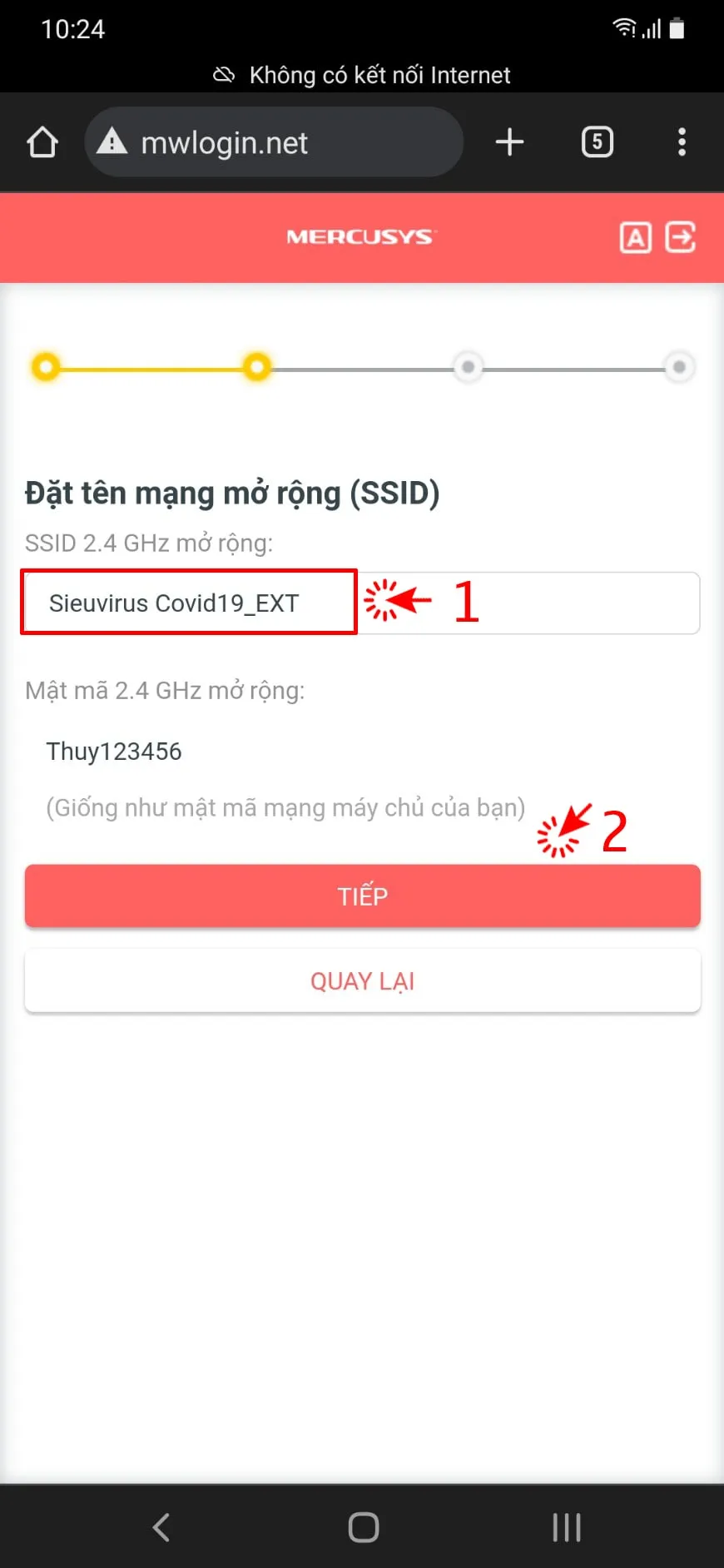 Đặt tên mạng mở rộng sóng, nên đặt trùng tên gốc để tối ưu