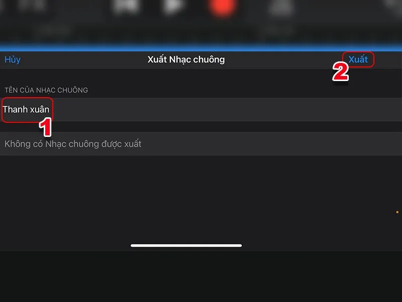 Đặt tên nhạc chuông