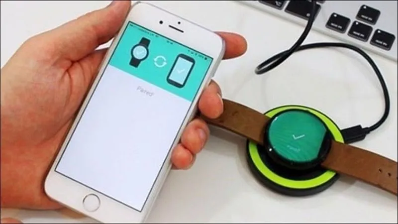 Điện thoại sẽ hiện biểu tượng kết nối thành công khi hoàn thành