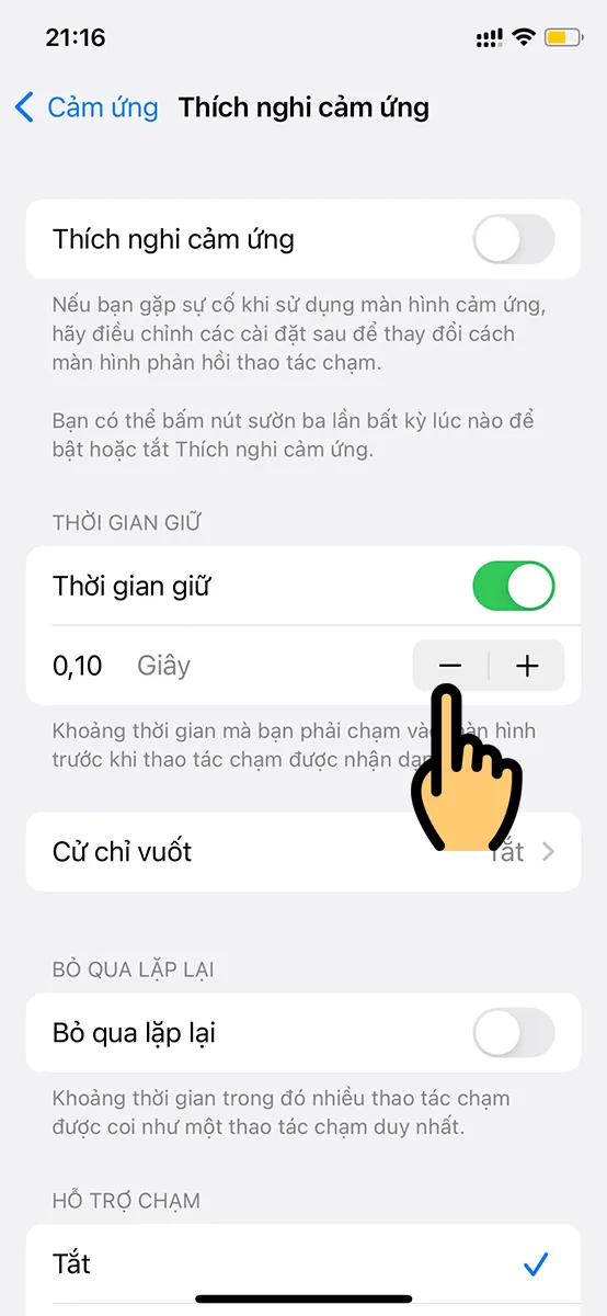 Hướng Dẫn Chi Tiết Cách Cài Đặt Cảm Ứng Cho iPhone: Tùy Chỉnh Độ Nhạy và Các Tính Năng Trợ Năng Khác