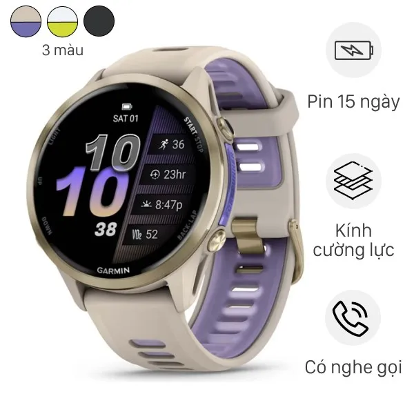 Đồng hồ thông minh Garmin Forerunner 970 dây silicone
